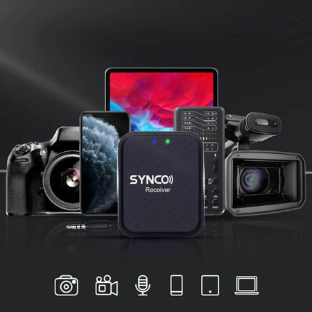 Bezprzewodowy System Mikrofonowy Synco G1 A2 2,4 GHZ - 2 Odbiorniki