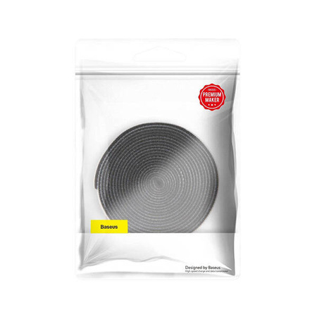 Velcro tape, cable organizer Baseus Rainbow Circle Velcro Straps 3m (black)