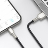 USB cable for Lightning Baseus Cafule, 2.4A, 1m (black)