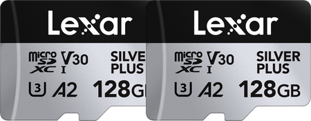 Lexar microSDXC Professional SILVER Plus R205/W150 128GB - 2pack