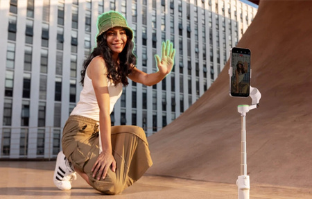  Insta360 Flow 2 Pro AI Tracker Bundle |Made for iPhone |zestaw szary