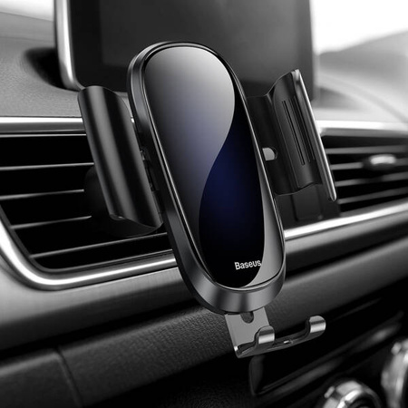 Gravity car holder for Baseus phone (black)