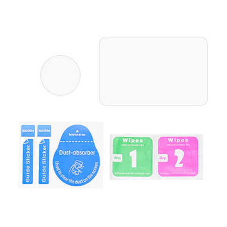 Set Glass Protection Lens Cover + LCD Screen Protector + Action Pod For Insta360 Go3 / Go 3 / Telesin / Is-flm-001