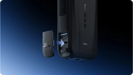 Insta360 X4 Air USB Cover | Graphite Black