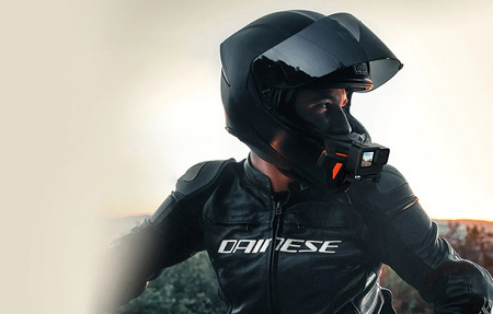 TELESIN Motorcycle Helmet Chin Mount for Action Cameras