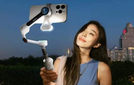 Insta360 Flow 2 Pro Creator Bundle Gray |Made for iPhone |zestaw kreatywny szary