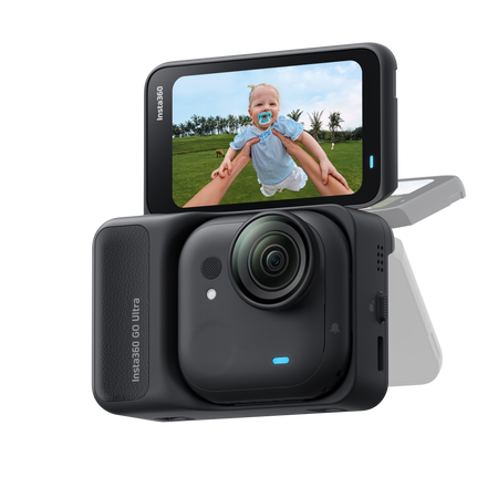 Insta360 GO Ultra Standard Bundle | Kamera sportowa | 4K | 53g | Midnight Black