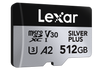 microSDXC Silver Plus 1066x UHS-I/U3/A2/4K R205/W150 (V30) 512GB