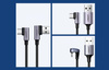 Ugreen US176 | 3a | 2m | black | USB-C-USB | Cable angular