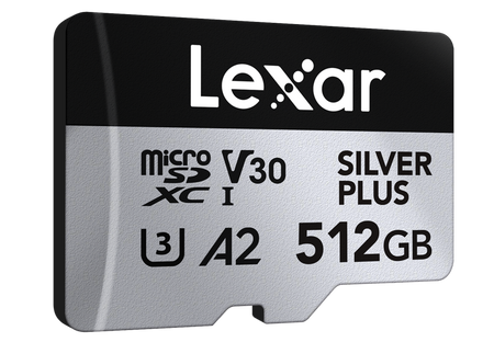 microSDXC Silver Plus 1066x UHS-I/U3/A2/4K R205/W150 (V30) 512GB