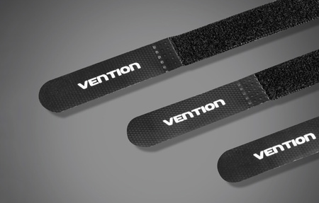 Velcro tape, cable organizer Vention KAOB0 (black)