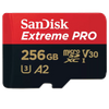 KARTA SANDISK EXTREME PRO microSDXC 256GB 200/140 MB/s A2 C10 V30 UHS-I U3