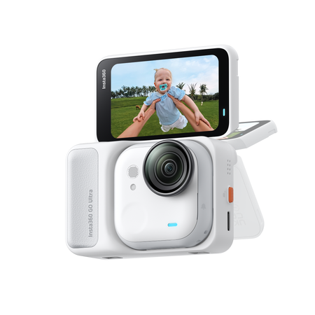 Insta360 GO Ultra Creator Bundle | Zestaw z kamerą sportową | 4K | 53g | Arctic White