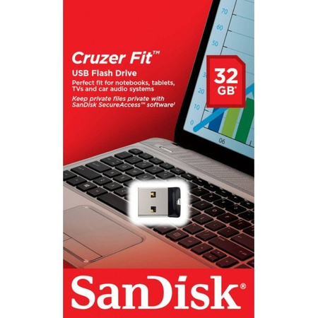Sandisk Cruzer Fit USB 2.0 32 GB - Flash USB