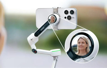 Insta360 Flow 2 Pro Creator Bundle White | Made for iPhone |zestaw kreatywny biały