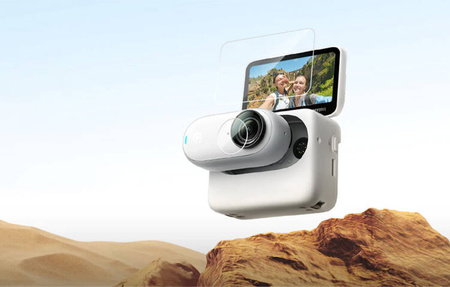 Set Glass Protection Lens Cover + LCD Screen Protector + Action Pod For Insta360 Go3 / Go 3 / Telesin / Is-flm-001