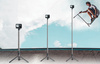 Telesin TE-RCSS-003 | Selfie-stick 130 cm with a tripod and remote control