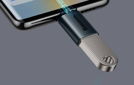 Baseus Ingenuity - USB-C to USB-A adapter, OTG (blue)