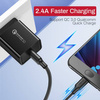 UGREEN QC 3.0 2.4A 0.5m USB to Micro USB Cable (Black)