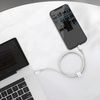 Baseus High Density Braided USB-C to Lightning cable, 20W, 5A, PD, 1m (white)