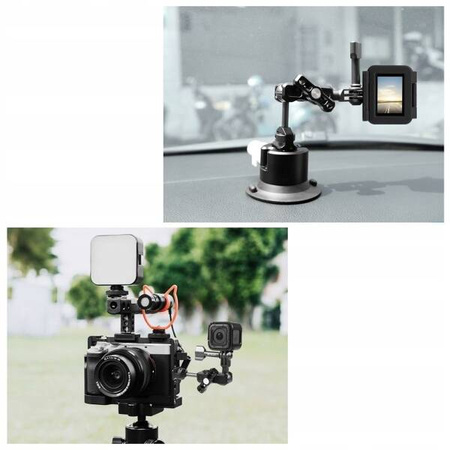 Arm Holder 3d Magic Arm Mount 1/4" For Gopro / Sjcam / Xiaomi / DJI / Insta360 / Pu842b