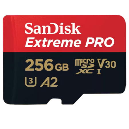 KARTA SANDISK EXTREME PRO microSDXC 256GB 200/140 MB/s A2 C10 V30 UHS-I U3