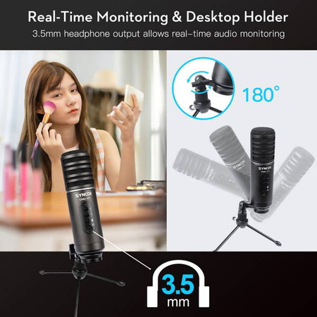 USB MICROPHONE WITH SYNCO V1 - CAPACITOR