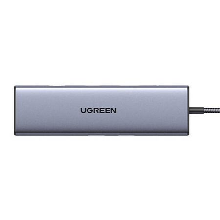 Adapter 10in1 UGREEN Revodok CM498 Hub USB to 3x USB-A 3.0, HDMI, VGA, RJ45, SD/TF, AUX3.5mm, PD Converter