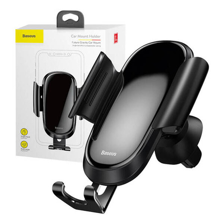Gravity car holder for Baseus phone (black)