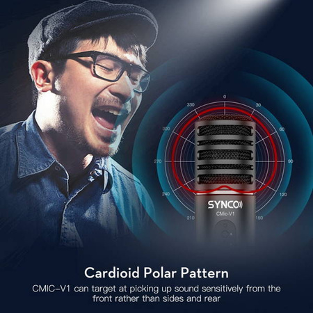 USB MICROPHONE WITH SYNCO V1 - CAPACITOR