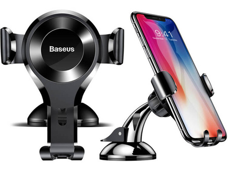Baseus Osculum gravity car phone holder (black)