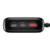 Baseus Qpow powerbank with Lightning cable, USB-C, USB, 20000mAh, 20W (black)
