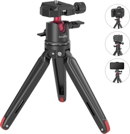 SmallRig 2664 Tabletop Minitripod with Panoramic Ballhead