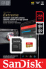 SANDISK EXTREME microSDXC CARD 256 GB 190/130 MB/s A2 C10 V30 UHS-I U3