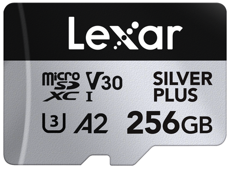 Lexar microSDXC Professional SILVER Plus R205/W150 256GB