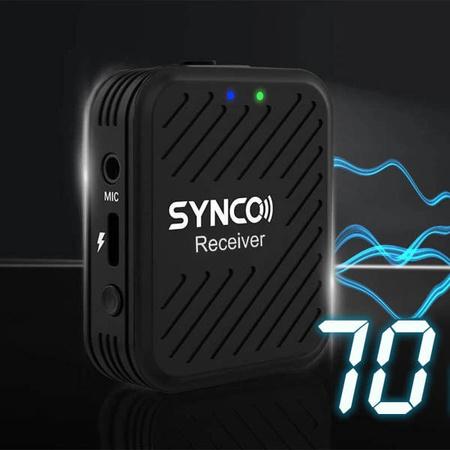 Bezprzewodowy System Mikrofonowy Synco G1 A2 2,4 GHZ - 2 Odbiorniki