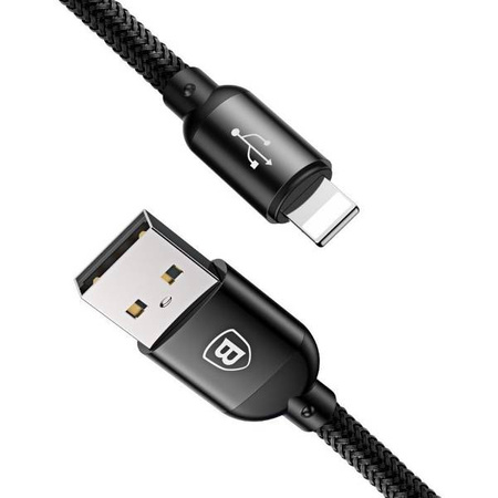 Baseus kabel 3w1 | 0.3m | MicroUSB | USB-C | Lightning | 3,5A | Czarny