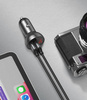 Baseus car charger with 24W display + Baseus Three Primary Colors 1.2m USB cable 3in1