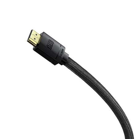 Baseus High Definition Series | HDMI 2.1 cable | 8K | 60Hz | 3D | HDR | 48GBPS | 2m Black