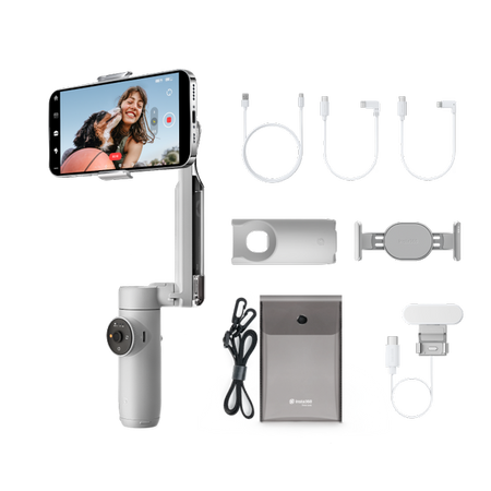 Insta360 Flow Creator Kit Stone Gray | gimbal with AI technology and a set of accessories