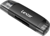 Card reader with dual USB-A/C slot (LRW310X) Supports microSD and SD cards (USB 3.1)