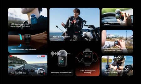 Insta360 GPS Preview Remote with Built-In Mic | Pilot GPS z wbudowanym mikrofonem