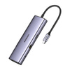 Adapter 10in1 UGREEN Revodok CM498 Hub USB to 3x USB-A 3.0, HDMI, VGA, RJ45, SD/TF, AUX3.5mm, PD Converter