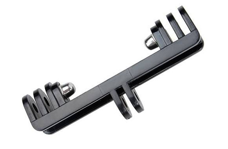 Rail Holder For Two 2x Cameras For Gopro Hero 7 6 5 + 4 3+ 3 2