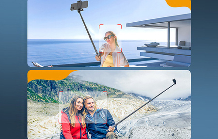 Telesin GP-MNP-002 | Carbon fiber selfie stick 120 cm