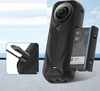 Puluz PU757B | Silicone Case + Lens Cap | Protective Cover for Insta360 X5 | Black
