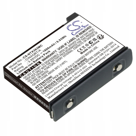 Rechargeable Battery Type Cinaqbt/a For Cameras Insta360 Insta 360 One X3 X 3 / Cs-ntx363mc