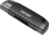 Card reader with dual USB-A/C slot (LRW310X) Supports microSD and SD cards (USB 3.1)