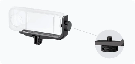 Insta360 X3 Horizontal Action Mount - horizontal mounting bracket
