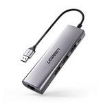 UGREEN CM266 - adapter with USB-A |RJ45 | hub micro-USB